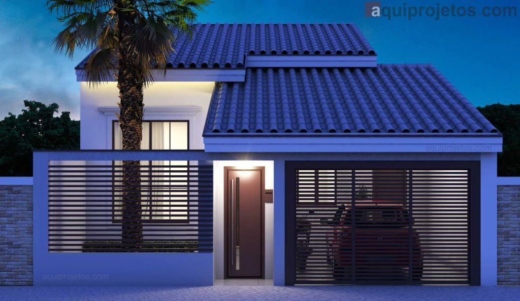 Plantas de casas pequenas - Aquiprojetos